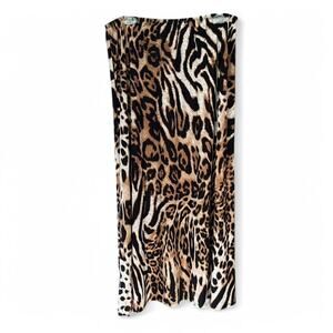 Y2k lane bryant cheetah print skirt
